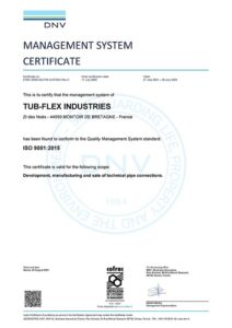 ISO 9001 DNV GL Certificate