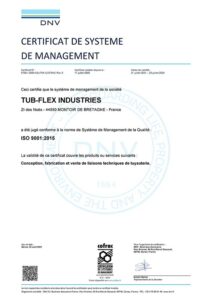 ISO 9001 DNV GL Certificat