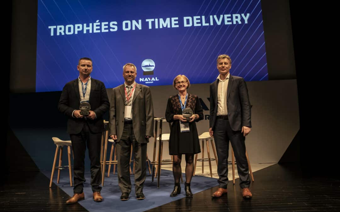 Trophée OTD délivré à Tubflex par Naval Group